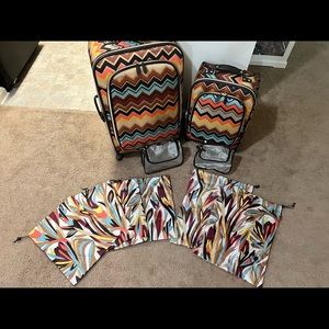 COPY - Missoni for Target 2 piece luggage set.